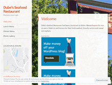 Tablet Screenshot of dubesseafood.com